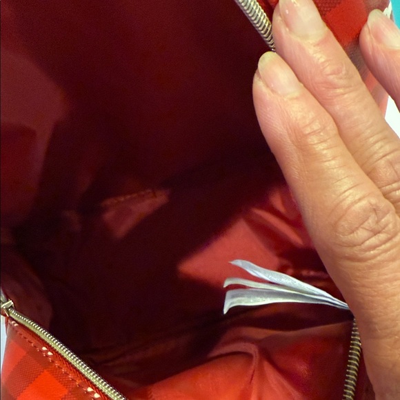 Disney 100 Red Checkered Backpack with Characters NWTS - Picture 12 of 13